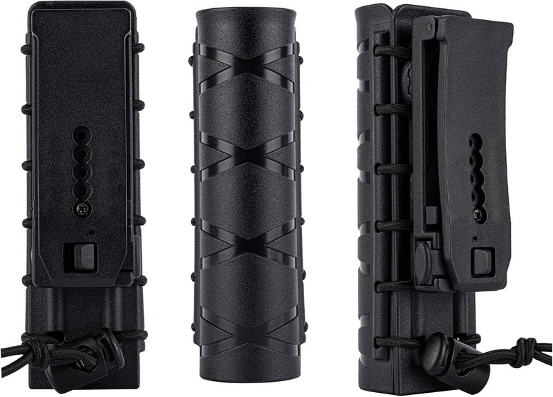 Dotacty Baton Holder w/ 360 Degree Rotating Duty Belt/MOLLE Vest Clip 16"-21"-26" Telescopic/Expandable Baton Holster for 1.2" Diameter Flashlight Carry Case Torch Carrier Police LE Security Officer - Image 4